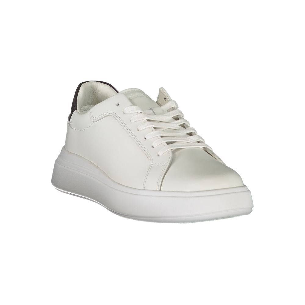 Calvin Klein White Leather Men Sneaker - Image 2