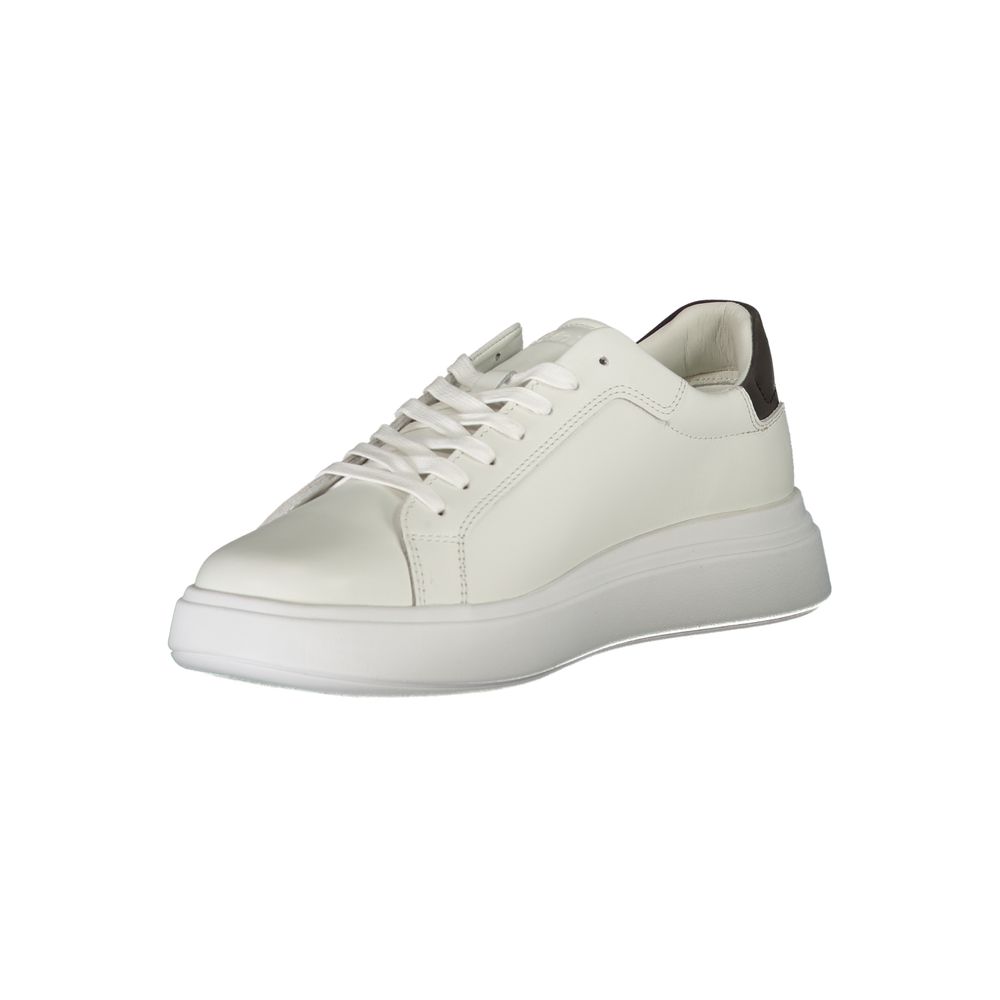 Calvin Klein White Leather Men Sneaker - Image 3