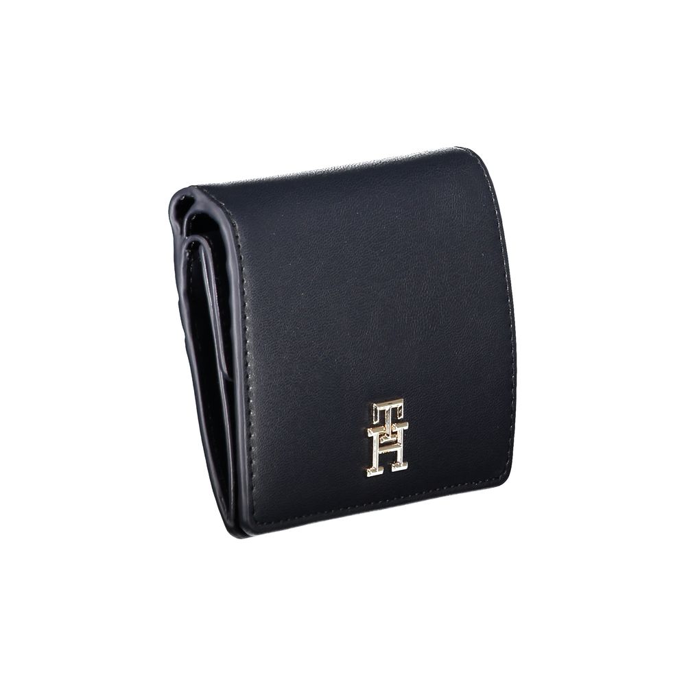Tommy Hilfiger Blue Polyurethane Women Wallet - Image 3