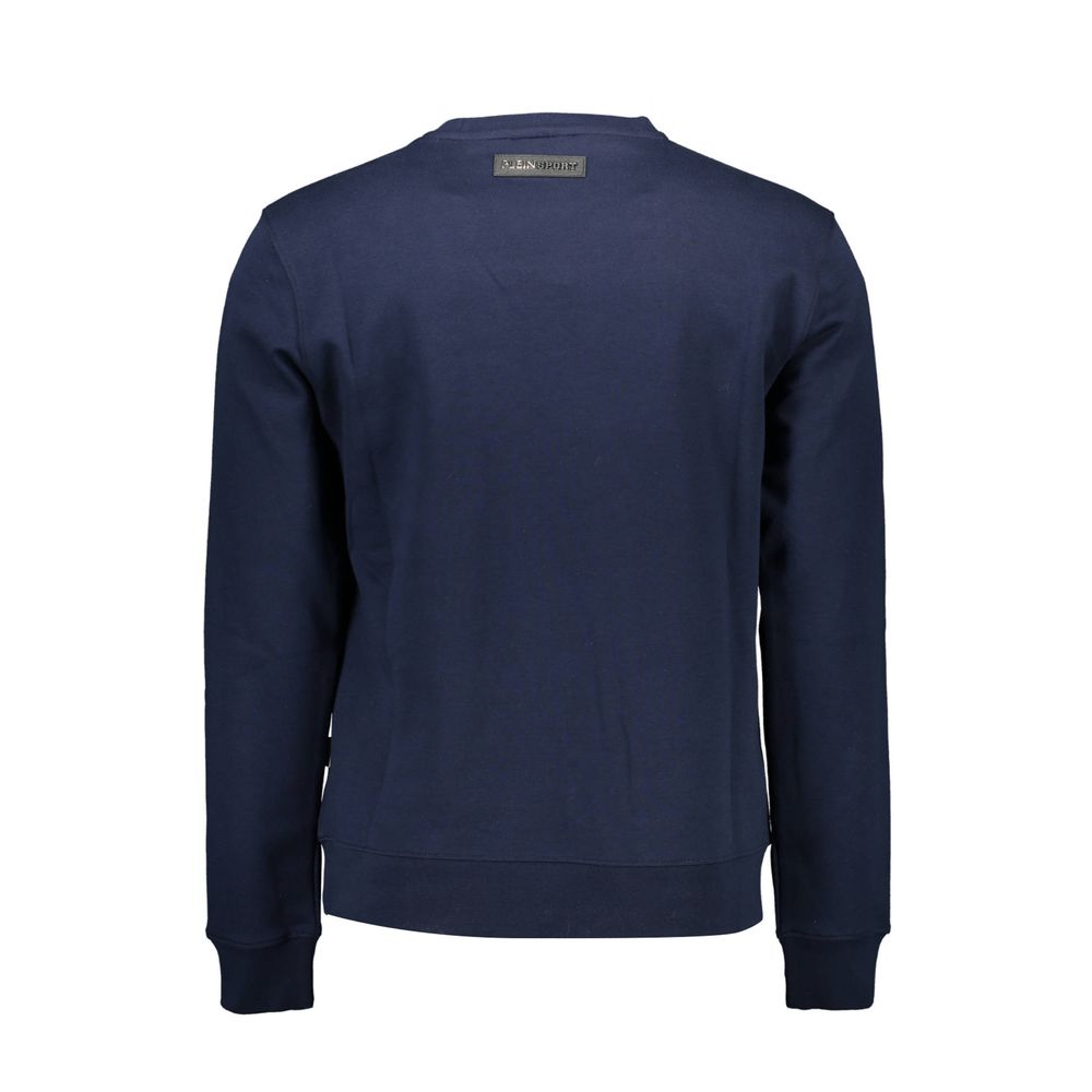 Plein Sport Blue Cotton Men's Sweatshirt - Image 2