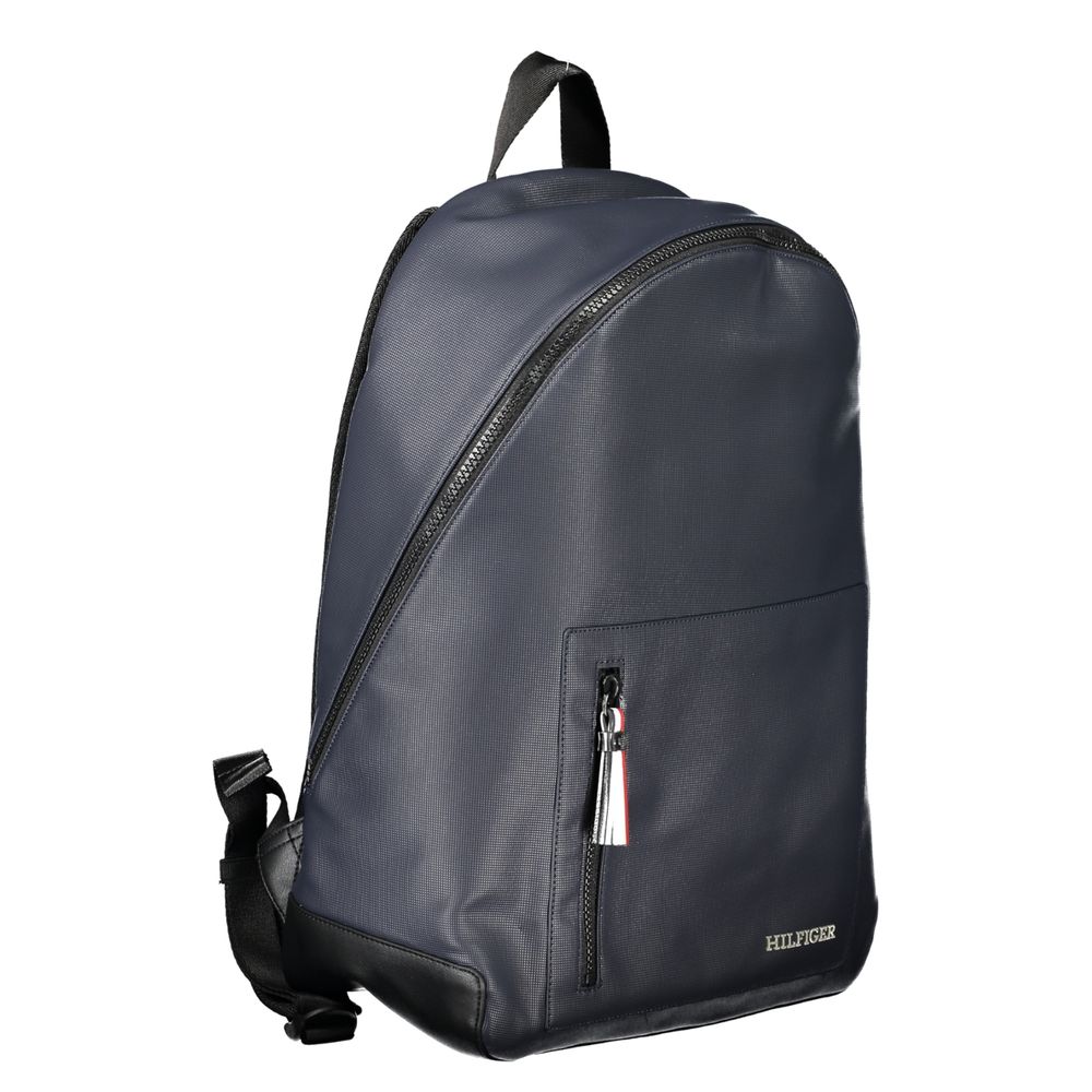 Tommy Hilfiger Blu Polyurethane Men Backpack - Image 3