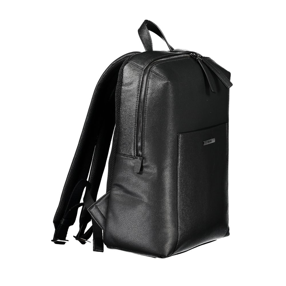 Calvin Klein Nero Polyester Men Backpack - Image 3