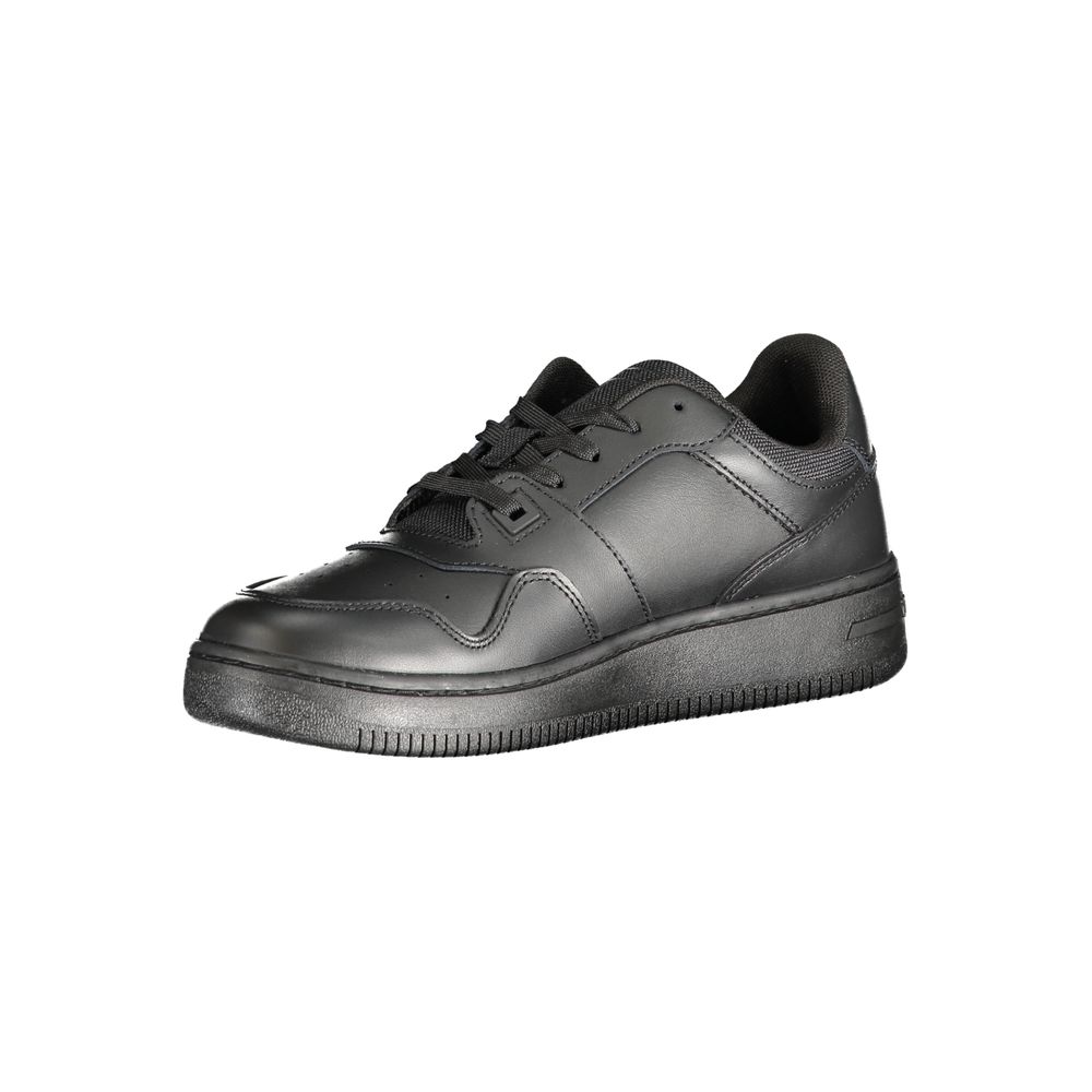 Tommy Hilfiger Black Leather Women Sneaker - Image 3