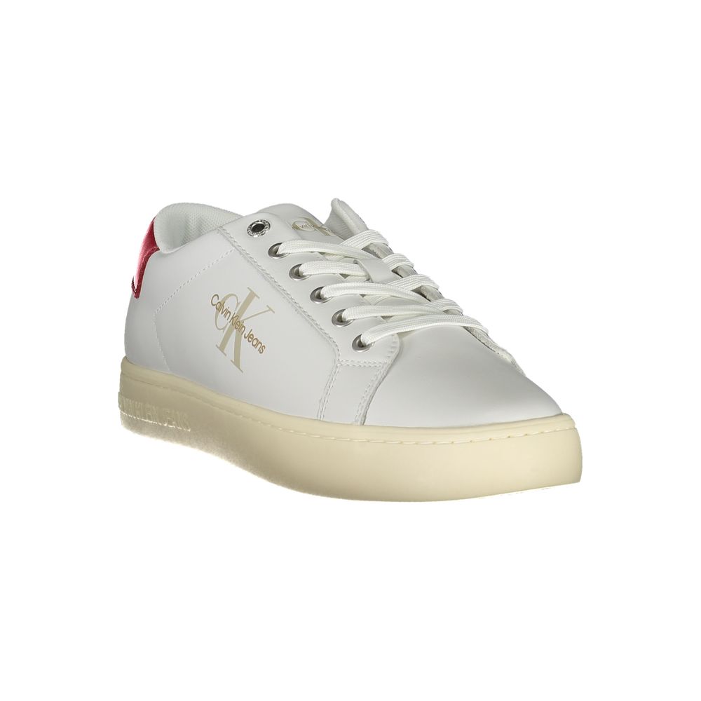 Calvin Klein White Polyester Men Sneaker - Image 2
