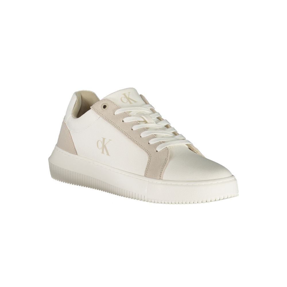 Calvin Klein White Polyurethane Men's Sneaker - Image 2