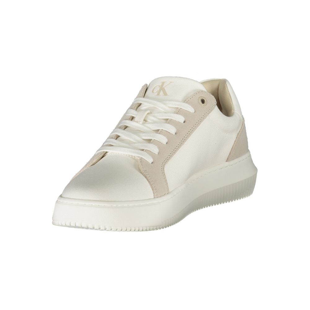 Calvin Klein White Polyurethane Men's Sneaker - Image 3