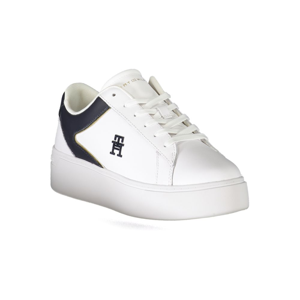 Tommy Hilfiger Bianco Polyurethane Women Sneaker - Image 2