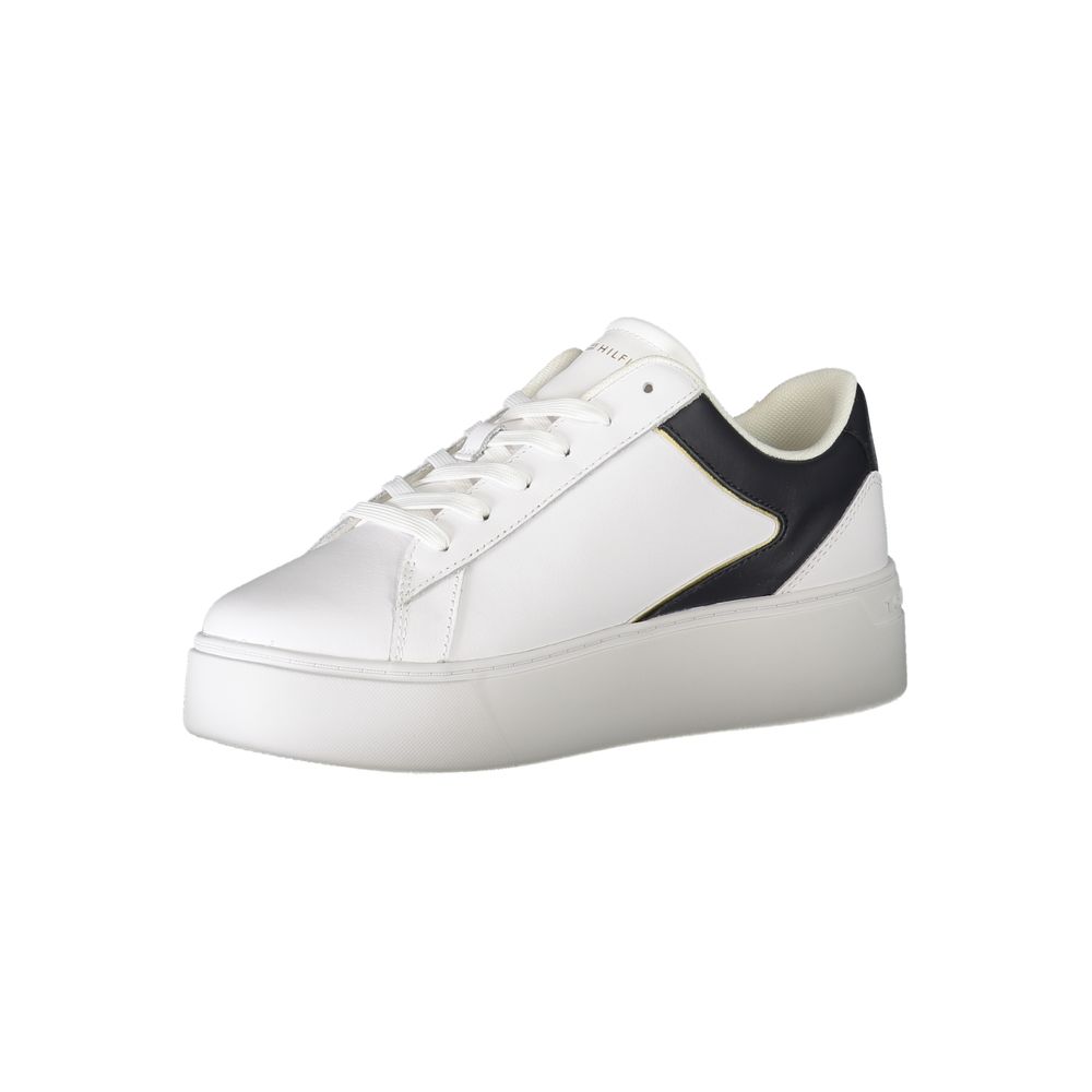 Tommy Hilfiger Bianco Polyurethane Women Sneaker - Image 3