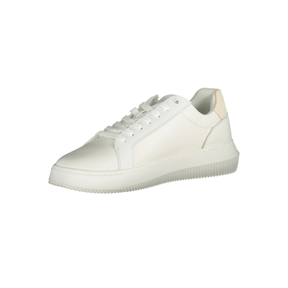 Calvin Klein White Polyurethane Men's Sneaker - Image 3