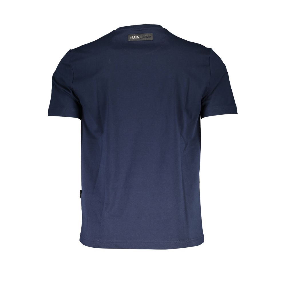 Plein Sport Blue Cotton Men T-Shirt - Image 2