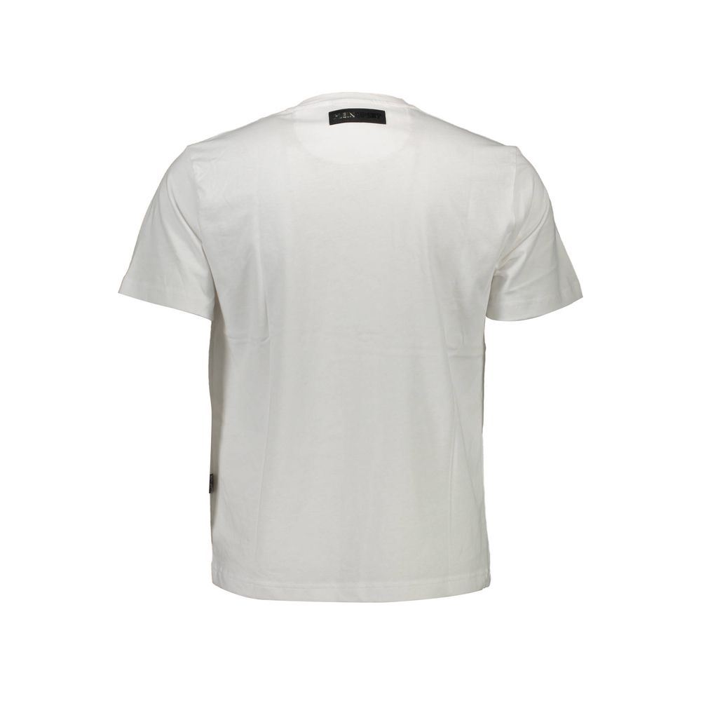 Plein Sport White Cotton Men's T-Shirt - Image 2