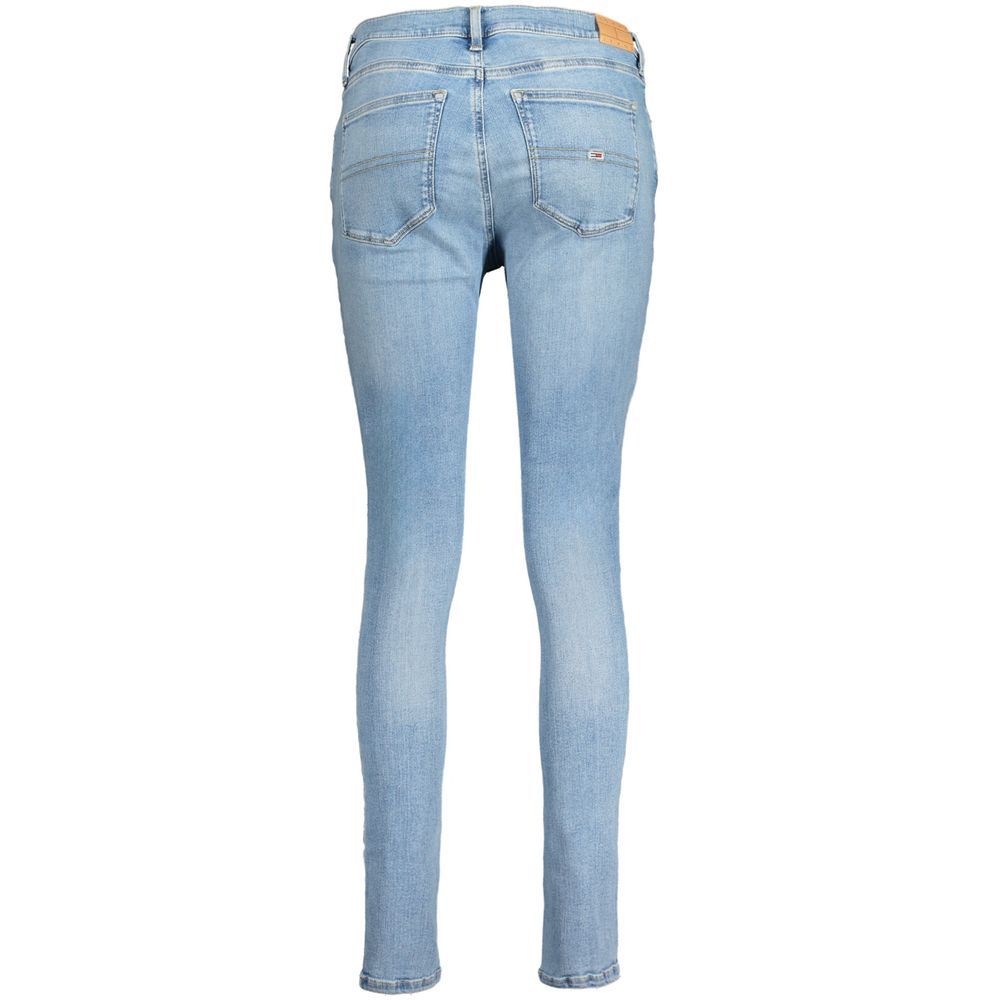 Tommy Hilfiger Azzurro Cotton Women's Skinny Jean - Image 2