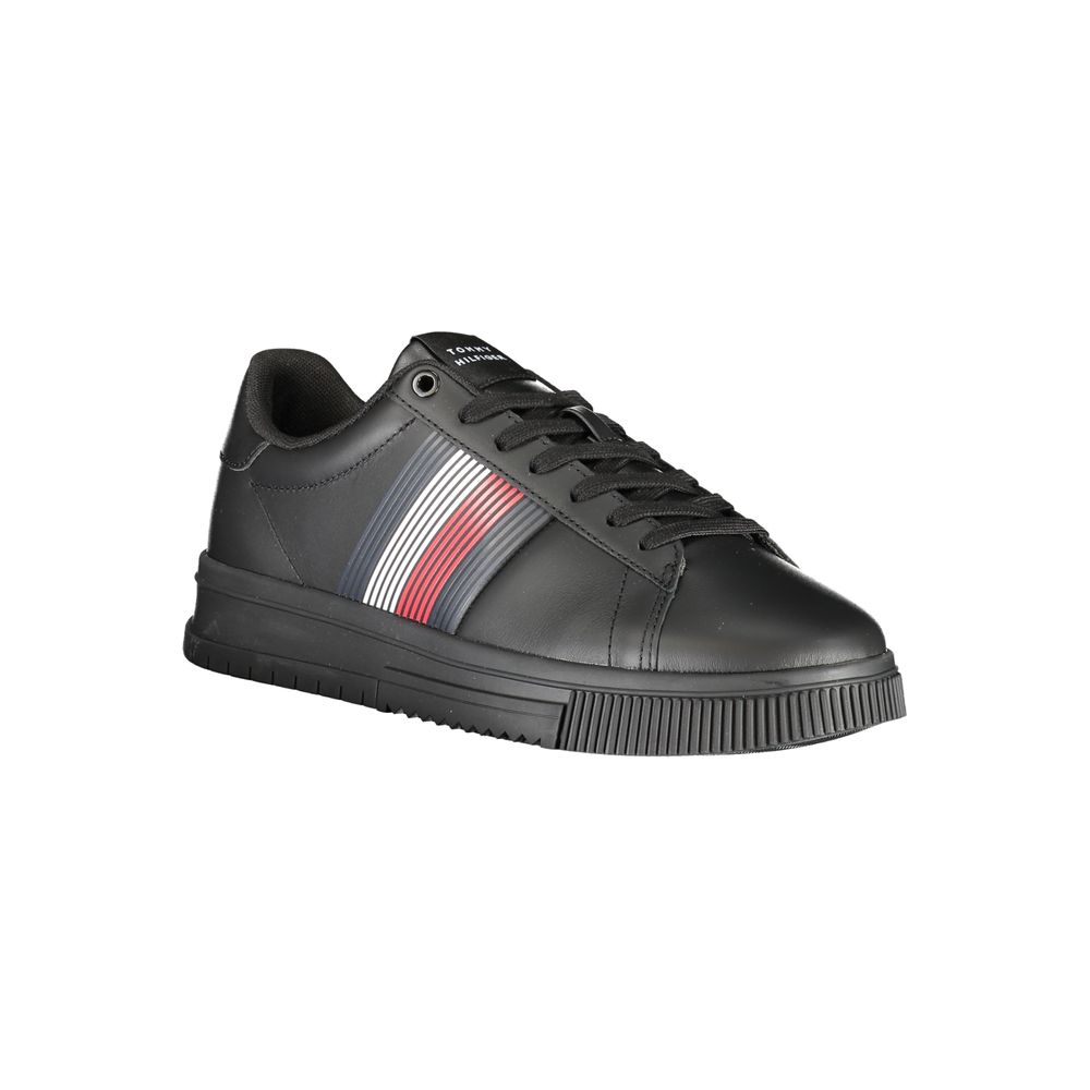 Tommy Hilfiger Black Polyurethane Men Sneaker - Image 2