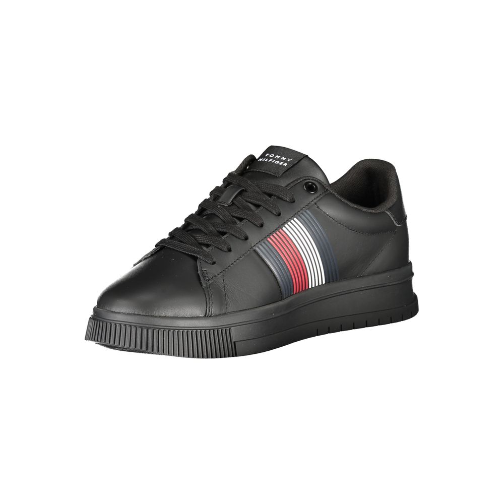Tommy Hilfiger Black Polyurethane Men Sneaker - Image 3