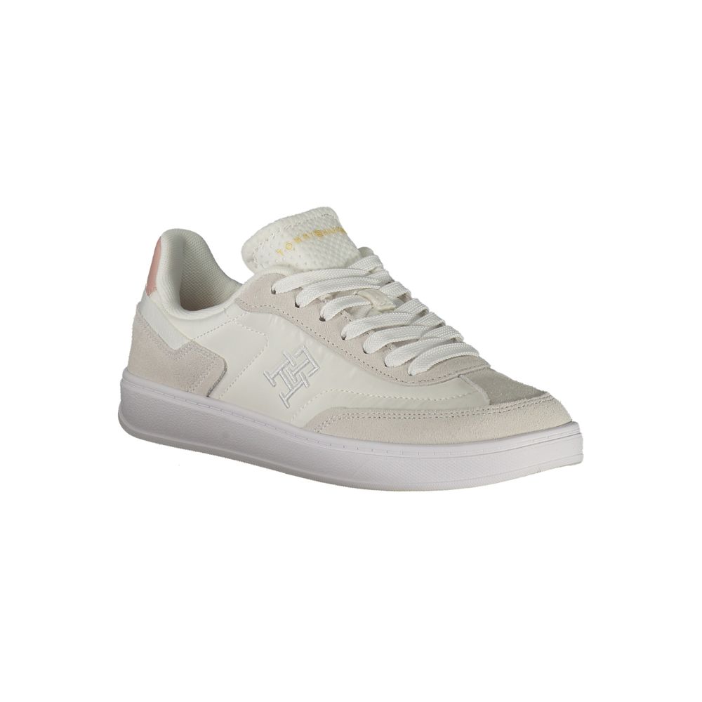 Tommy Hilfiger White Polyurethane Women Sneaker - Image 2