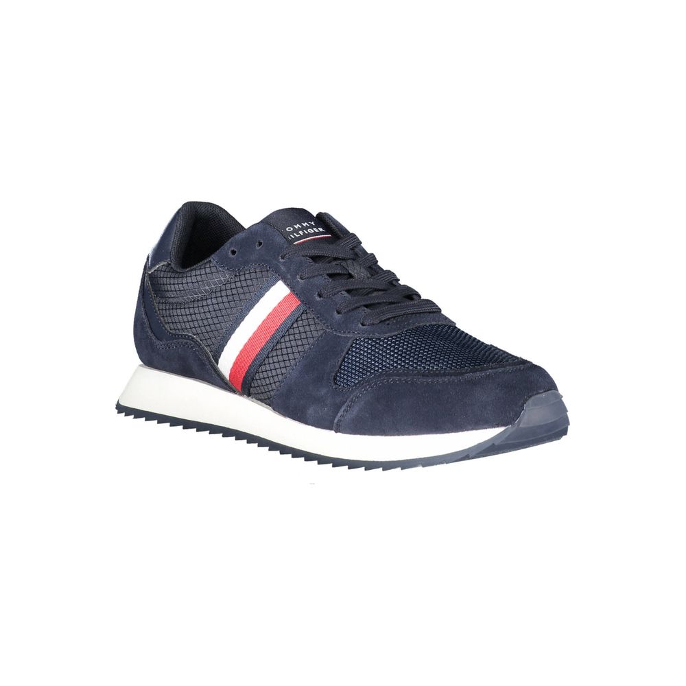 Tommy Hilfiger Blue Polyester Men Sneaker - Image 3