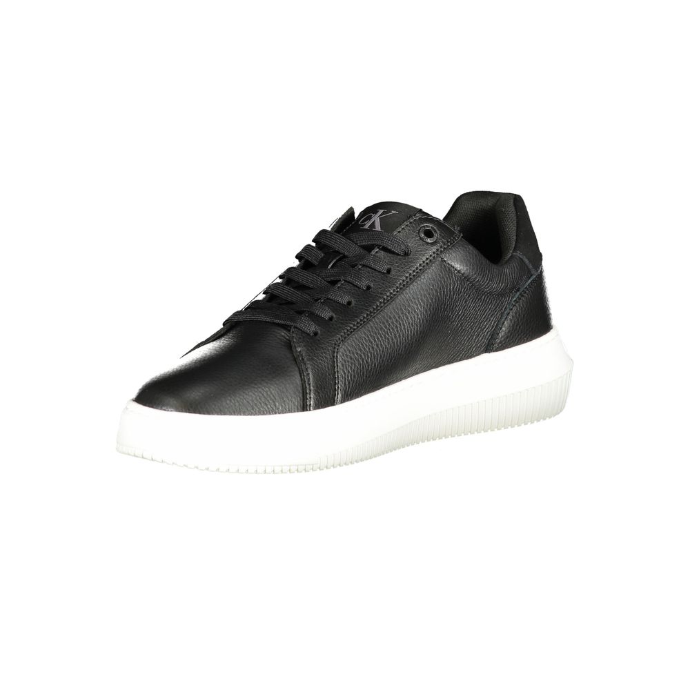 Calvin Klein Black Polyurethane Men Sneaker - Image 3