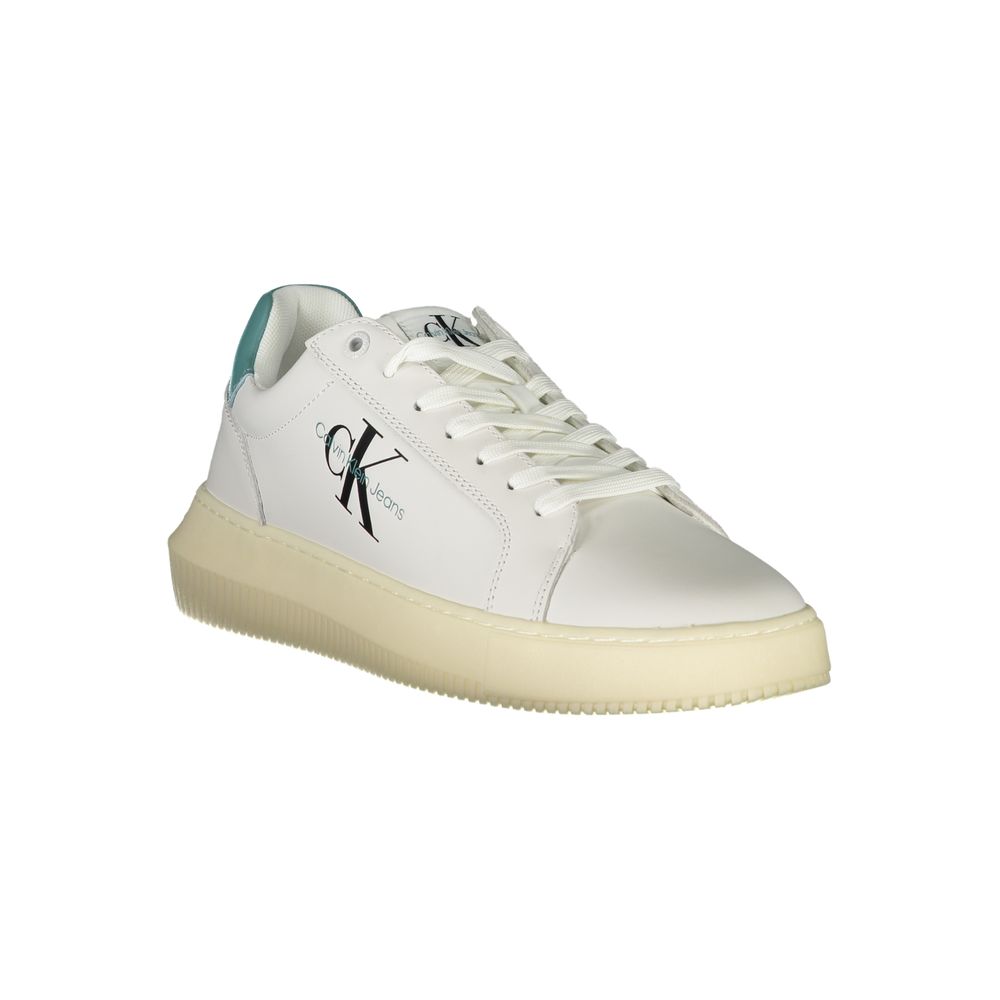 Calvin Klein White Leather Men's Sneaker - Image 2