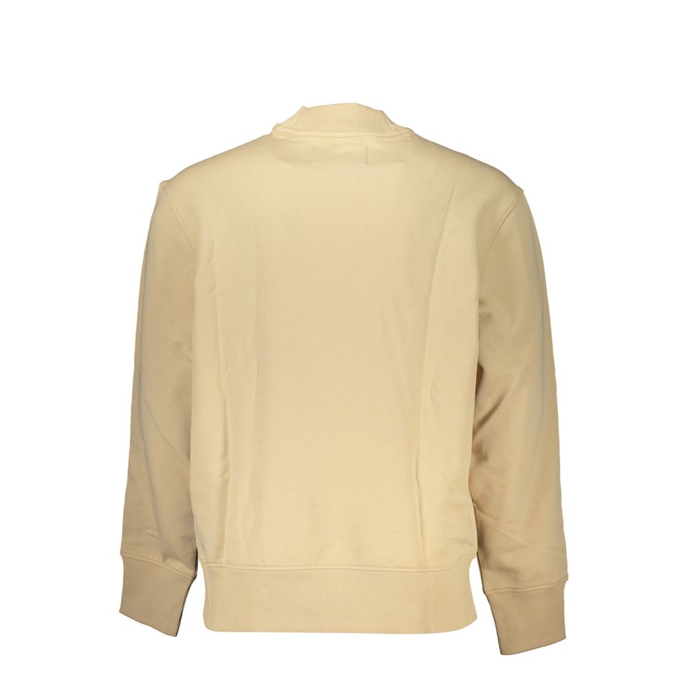 Calvin Klein Beige Cotton Men's Sweatshirt - Image 2