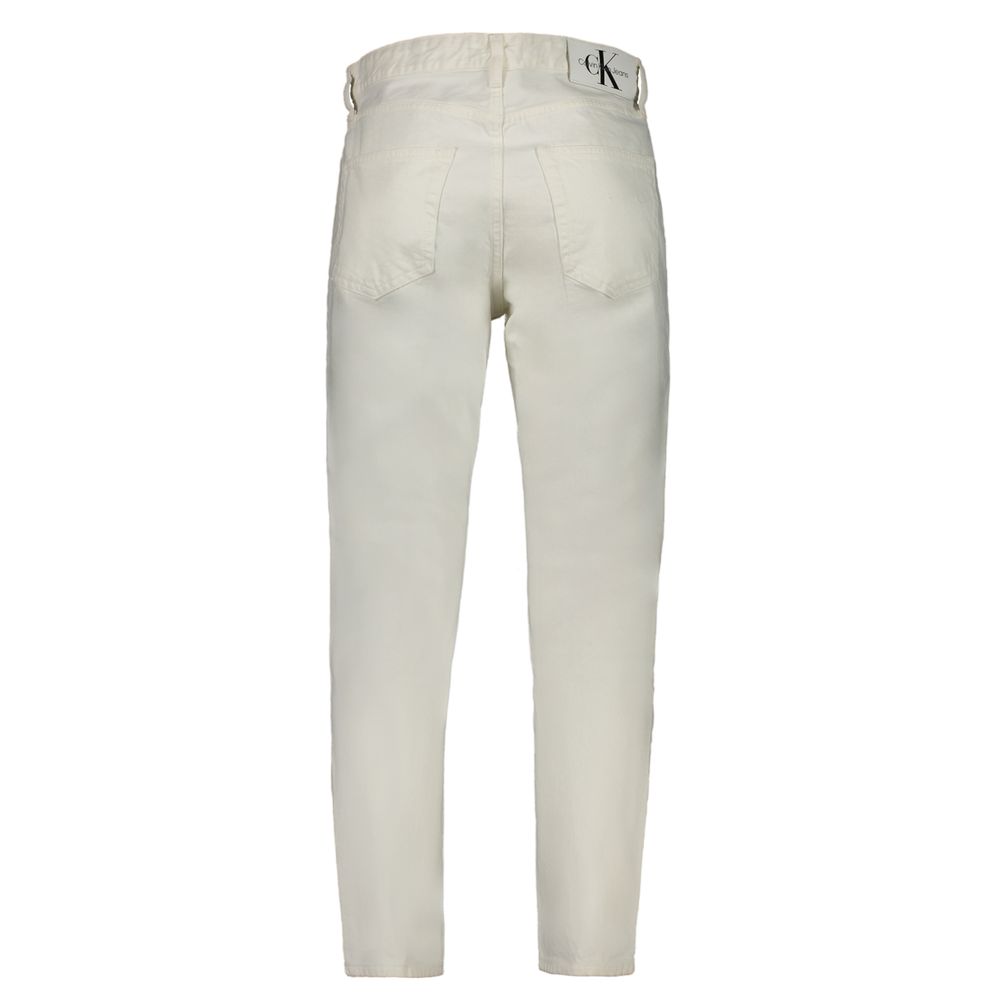Calvin Klein White Cotton Men Jeans - Image 2