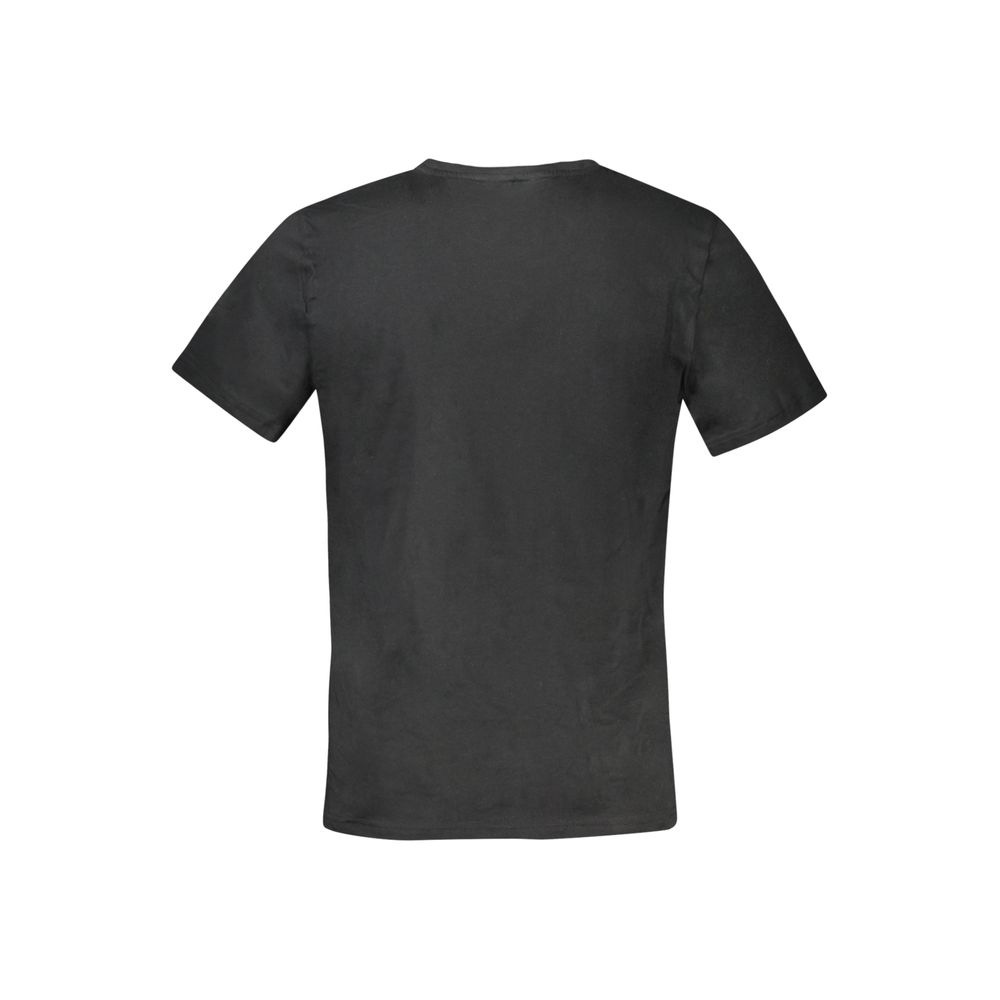 Tommy Hilfiger Black Cotton Men's T-Shirt - Image 2