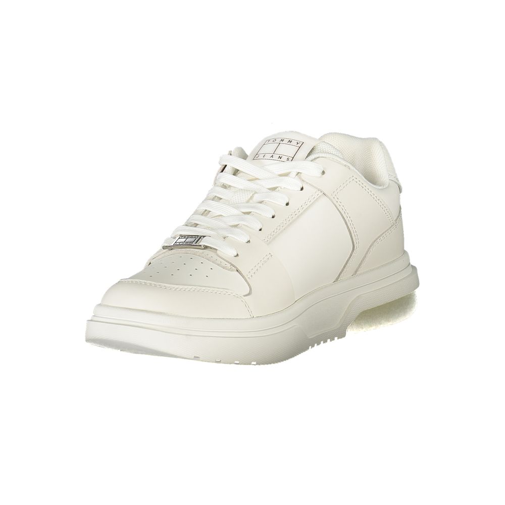 Tommy Hilfiger Bianco Polyurethane Women Sneaker - Image 3
