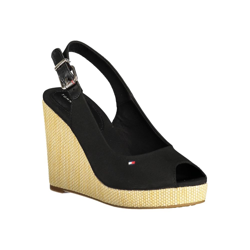 Tommy Hilfiger Black Polyester Women Sandal - Image 3