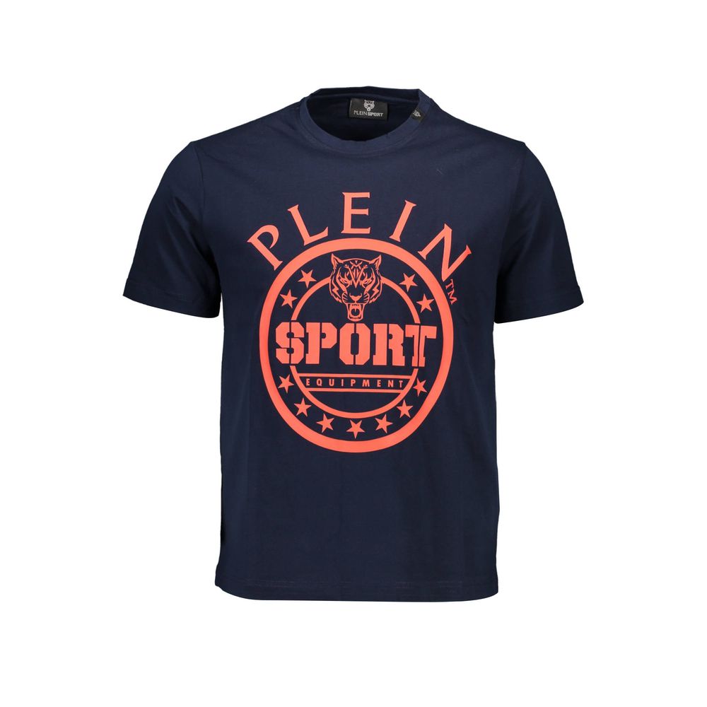 Plein Sport Blue Cotton Men's T-Shirt - Image 2