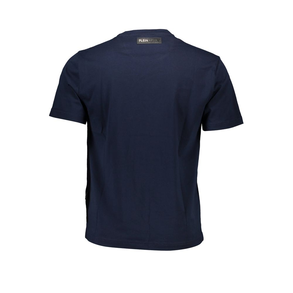 Plein Sport Blue Cotton Men's T-Shirt - Image 3