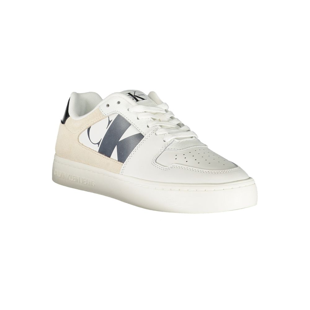 Calvin Klein White Polyurethane Women Sneaker - Image 2