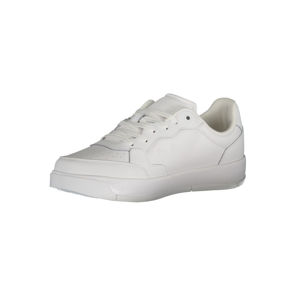 Tommy Hilfiger White Polyurethane Men's Sneaker - Image 3