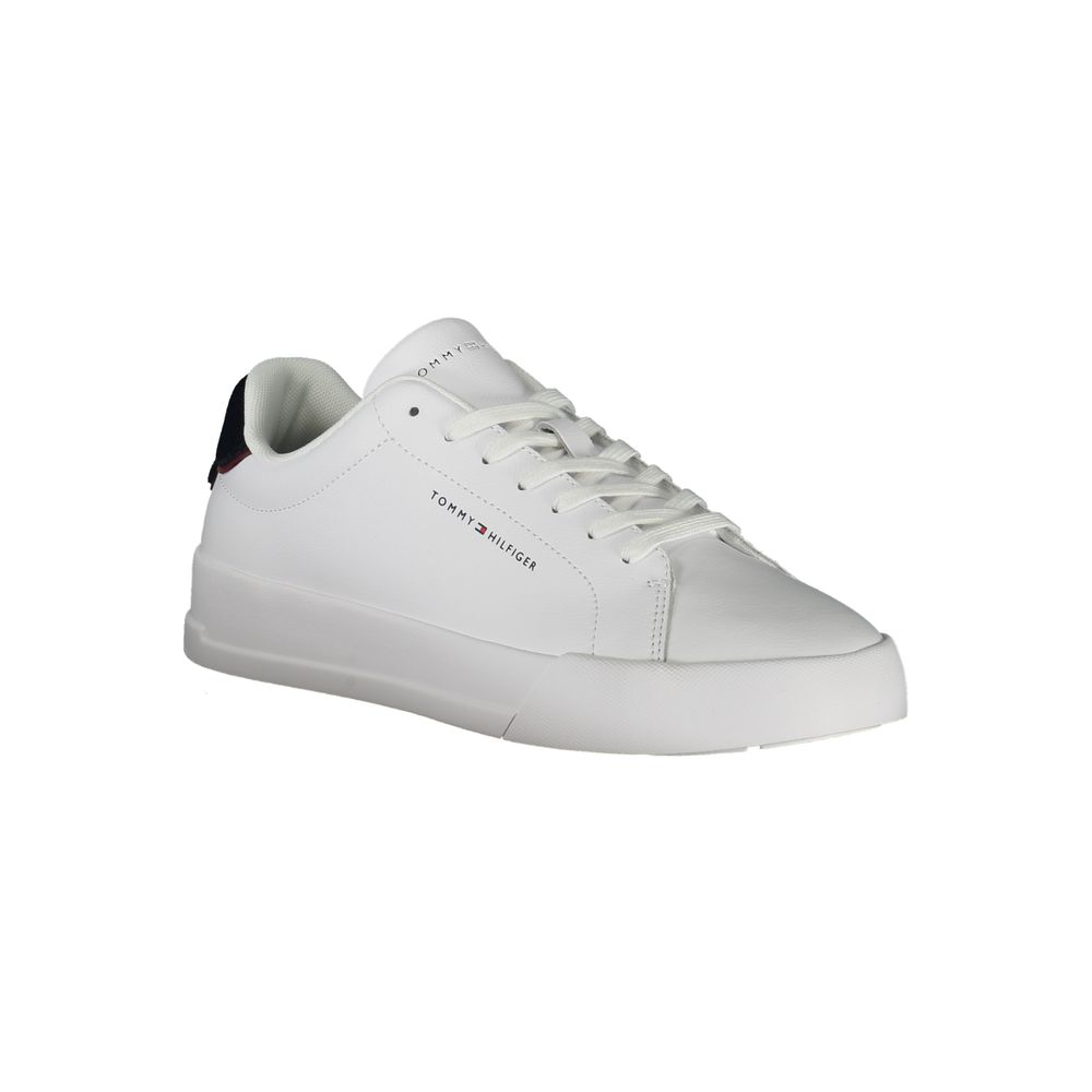 Tommy Hilfiger Bianco Polyurethane Men Sneaker - Image 2
