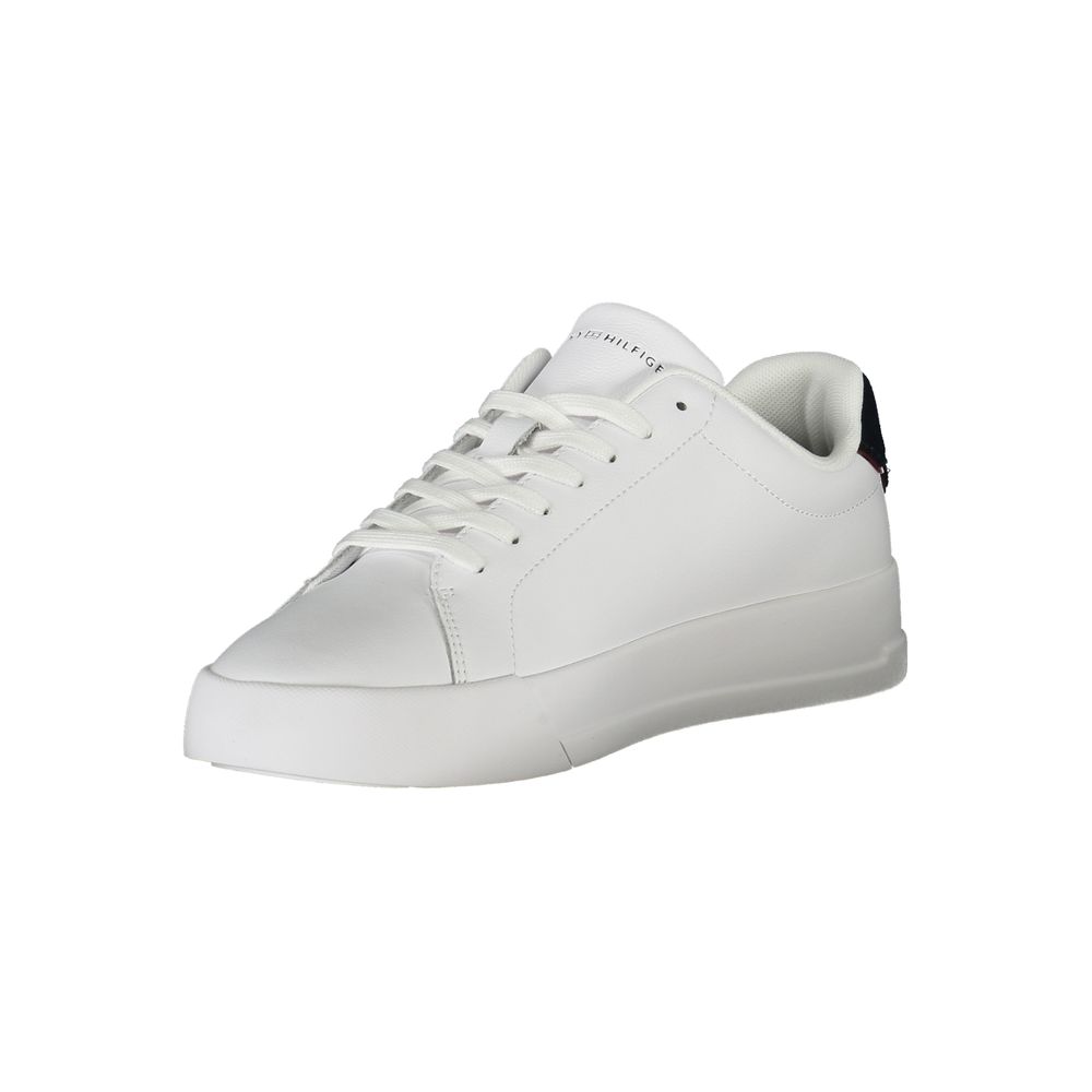 Tommy Hilfiger Bianco Polyurethane Men Sneaker - Image 3