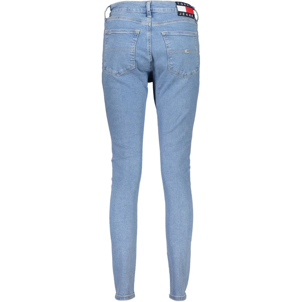 Tommy Hilfiger Azzurro Cotton Women Jeans - Image 2