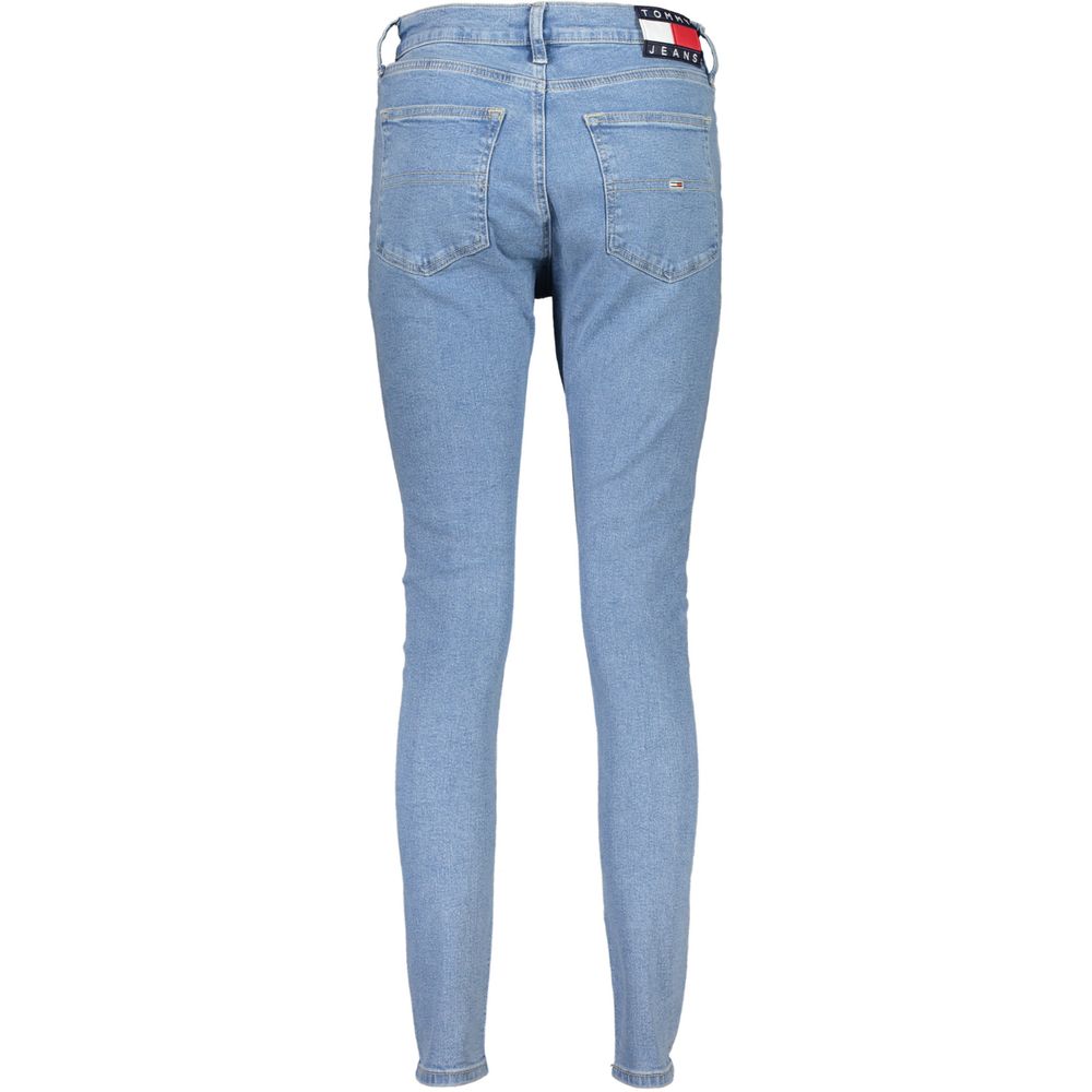 Tommy Hilfiger Azzurro Cotton Women Jeans - Image 3