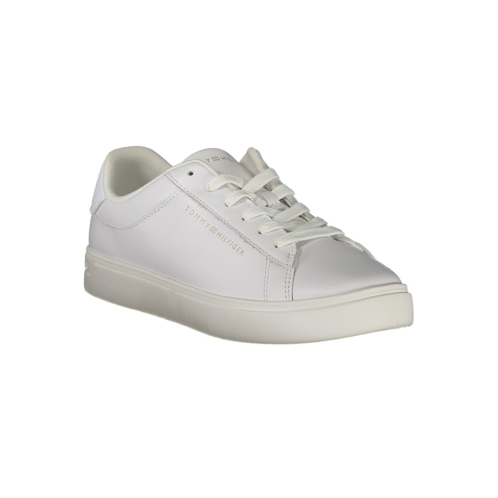 Tommy Hilfiger Bianco Polyurethane Women Sneaker - Image 2