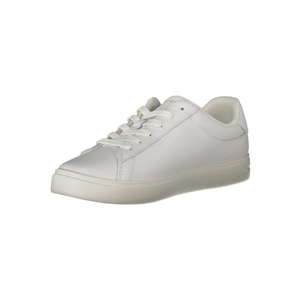 Tommy Hilfiger Bianco Polyurethane Women Sneaker - Image 3
