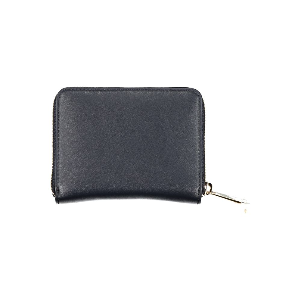 Tommy Hilfiger Blue Polyurethane Women Wallet - Image 2