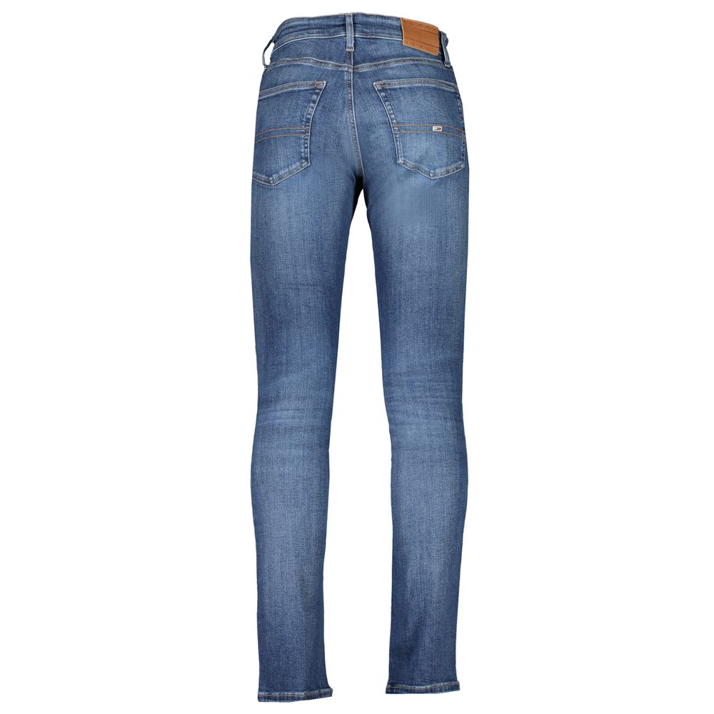 Tommy Hilfiger Blu Cotton Men Jeans - Image 2