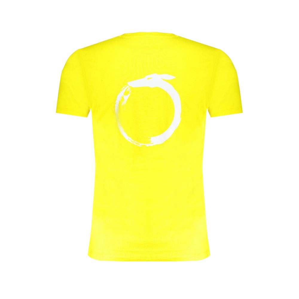 Trussardi Yellow Cotton Men's T-Shirt - Image 2