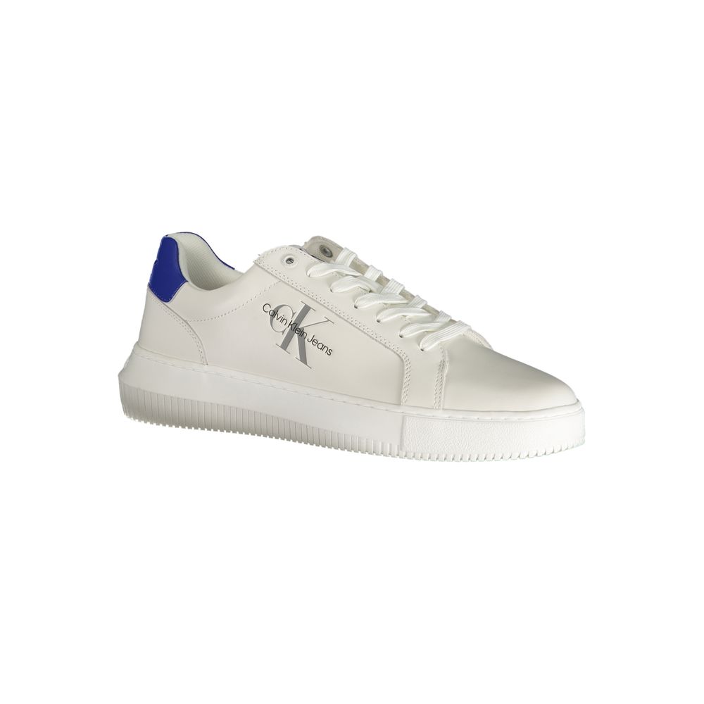 Calvin Klein White Leather Men Sneaker - Image 2