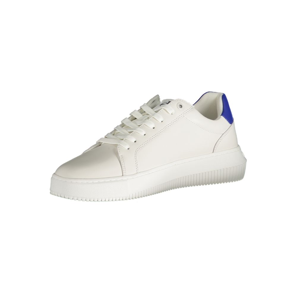 Calvin Klein White Leather Men Sneaker - Image 3