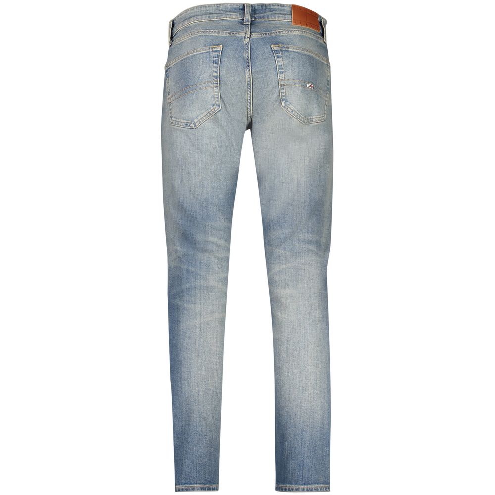 Tommy Hilfiger Blu Cotton Men's Slim Tapered Jean - Image 2