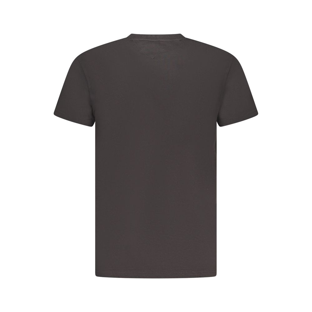 Tommy Hilfiger Black Cotton Men's T-Shirt - Image 2