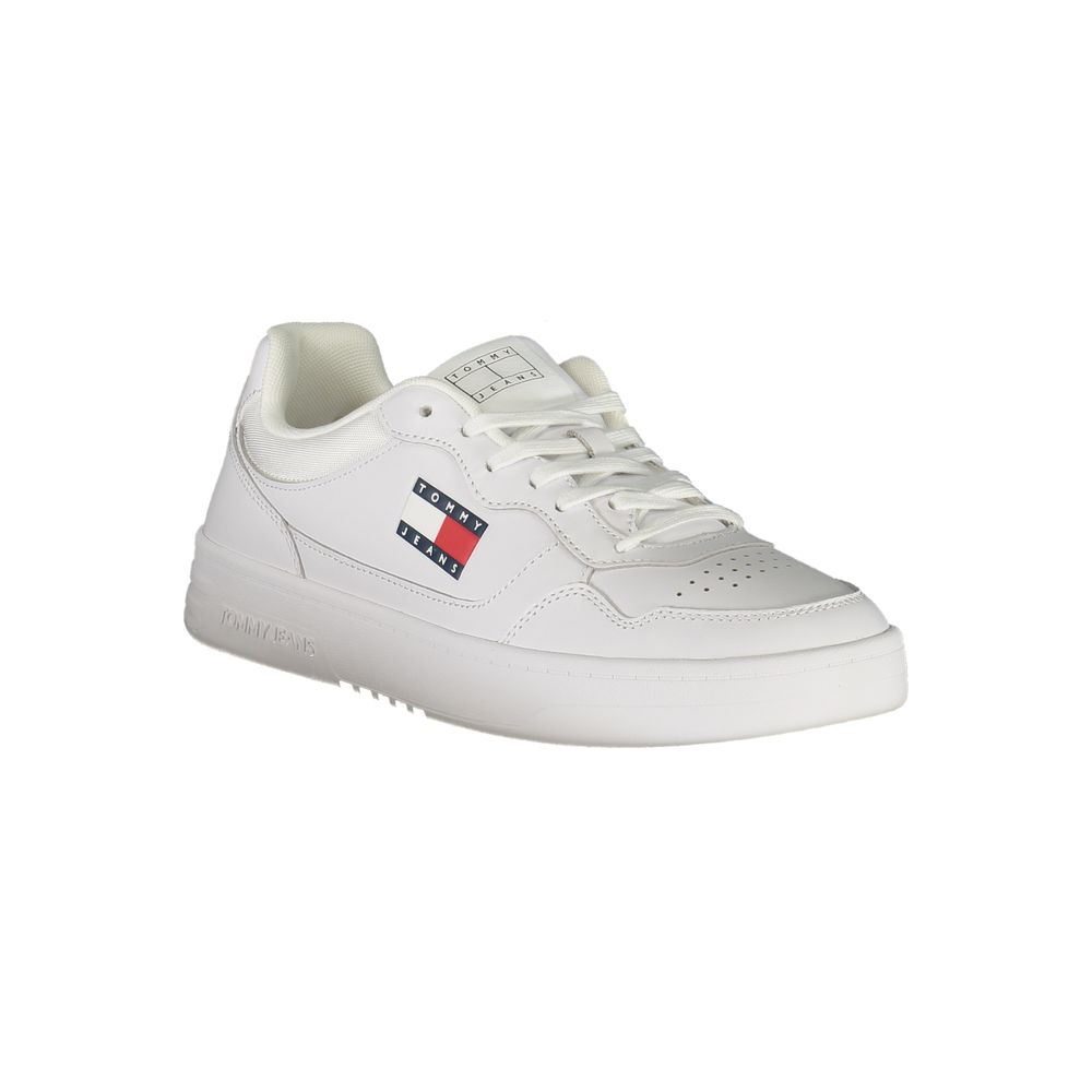 Tommy Hilfiger Bianco Polyurethane Men's Sneaker - Image 2