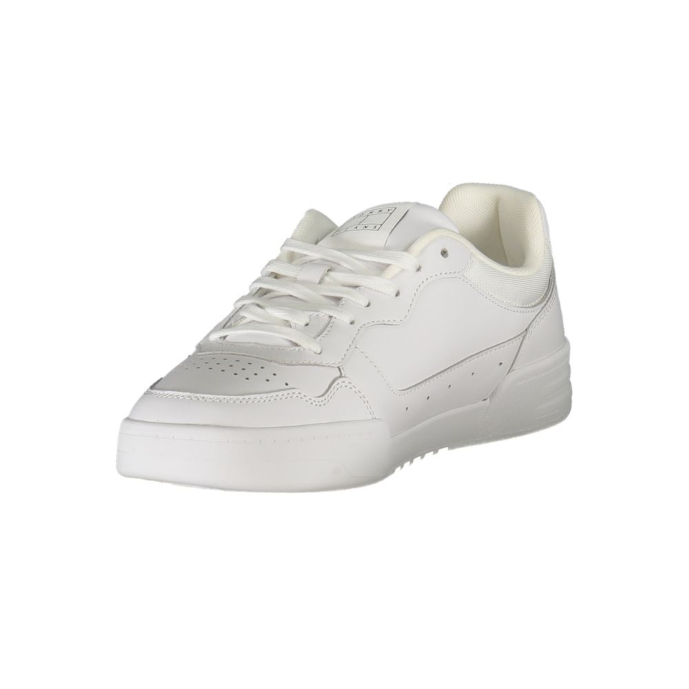 Tommy Hilfiger Bianco Polyurethane Men's Sneaker - Image 3