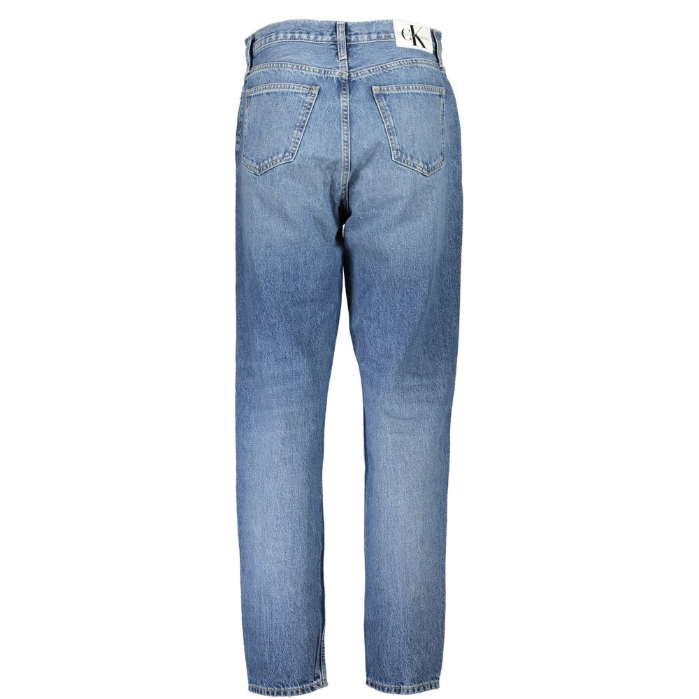 Calvin Klein Blu Cotton Women Jeans - Image 2