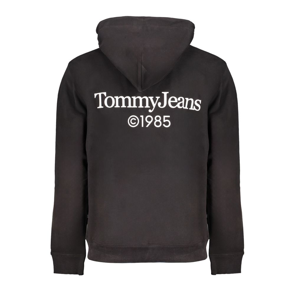 Tommy Hilfiger Black Cotton Men's Sweatshirt Hoodie - Image 2
