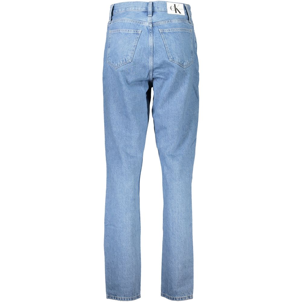 Calvin Klein Azzurro Cotton Women Jeans - Image 2