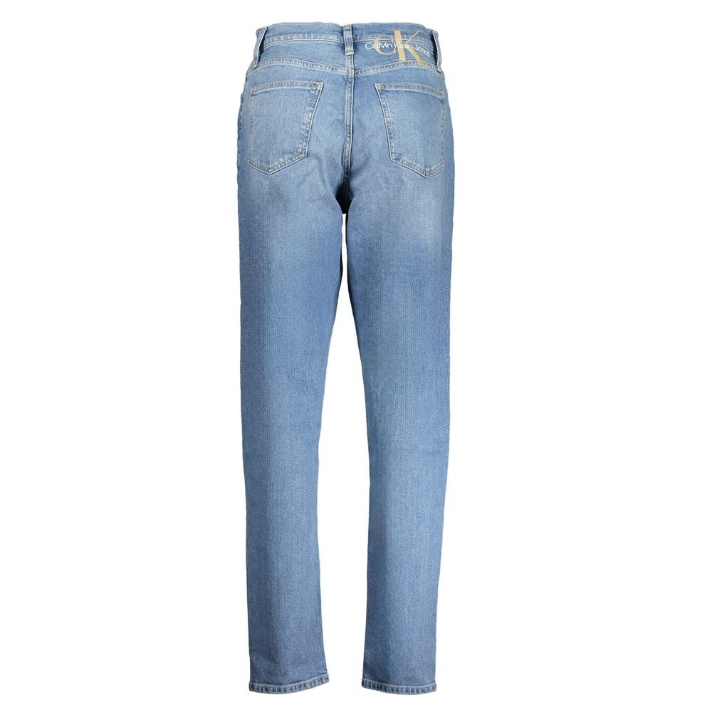 Calvin Klein Azzurro Cotton Women Jeans - Image 2